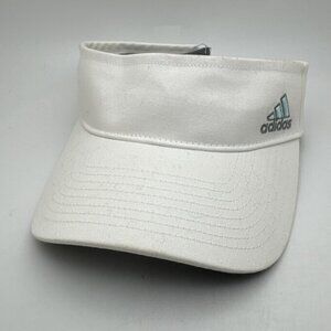 Adidas Visor Women's C Squad White AEROREADY Athletic Golf Tennis Hat OSFA